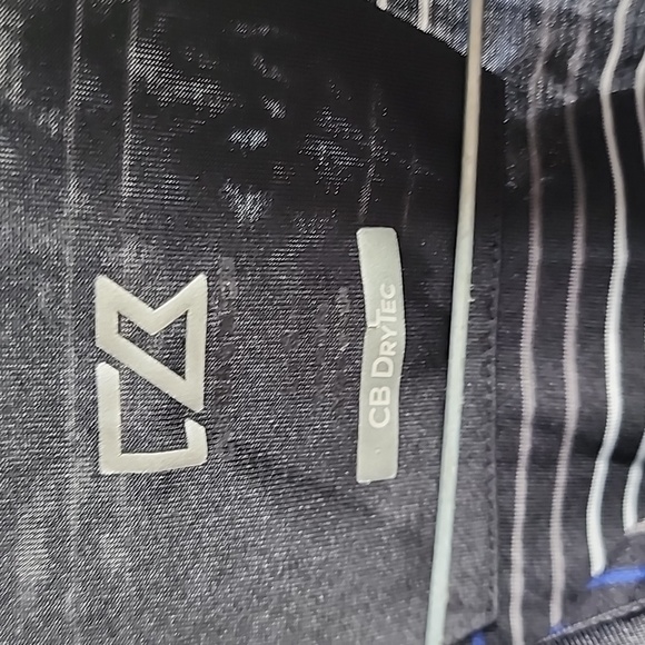 Mens strip UK golf shirt - Picture 3 of 3